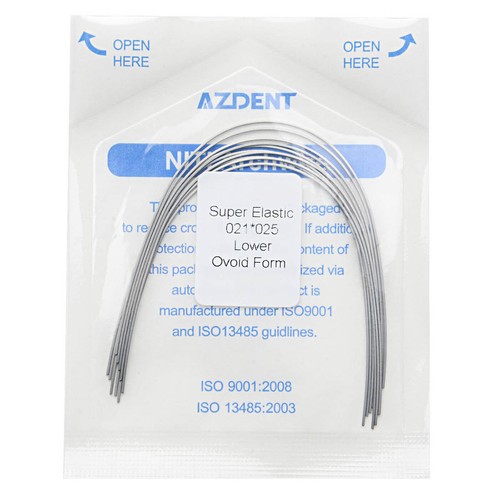 Dental Orthodontic Arch Wire Wires Oval Form Stainless Steel Round/Rectangular - Photo 203/208