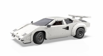 Icons Lamborghini Countach 5000 Quattrovalvole Model Car Kit - Collectible Build
