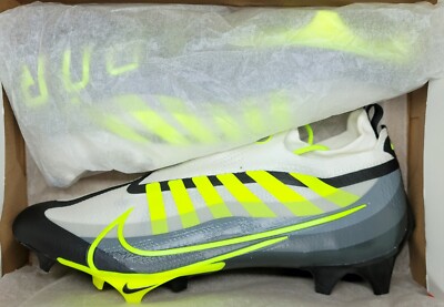 Nike Vapor Edge Elite 360 Flyknit Football Cleats Volt Men display picture 1
