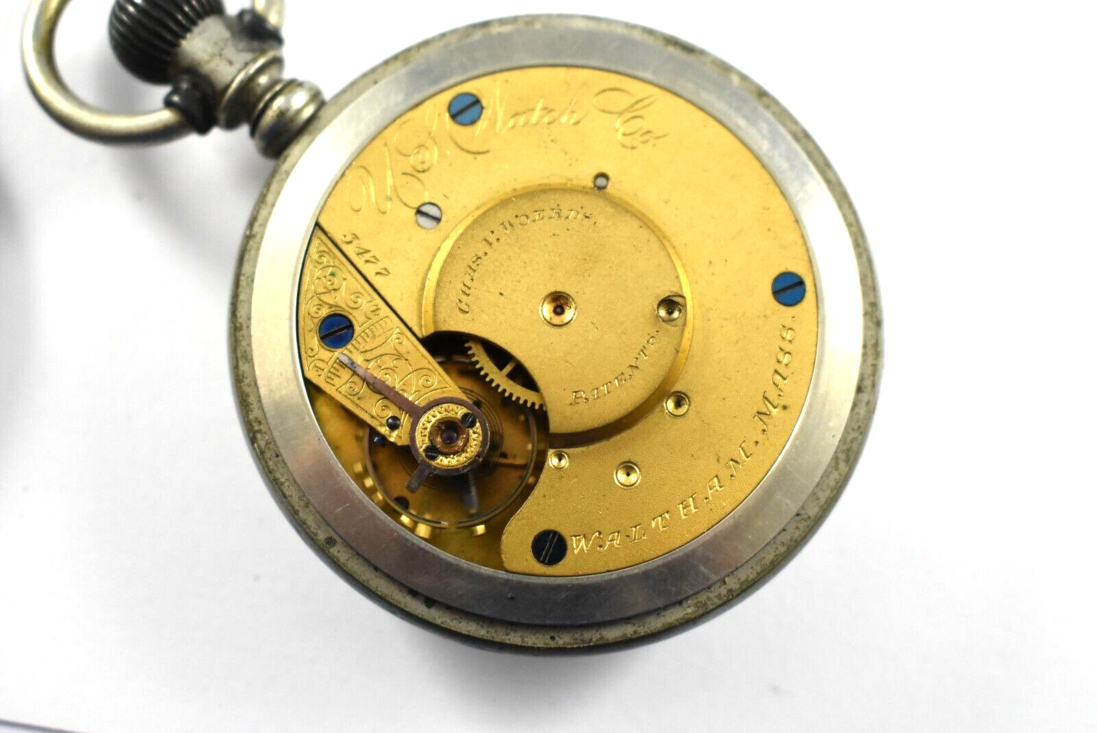 U.S. Watch Co. (Waltham, Mass) Grade Dome Pocket Watch image 1