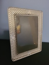 Heavy Crystal Glass Photo Frame 9 x 7 In Hold Photo 5 X 7 gallery picture