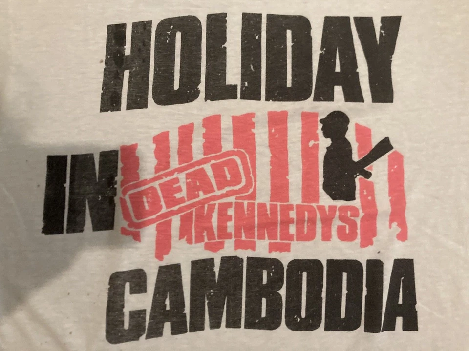 Camisa Dead Kennedys Vintage Puntada Única Bandera Negra Ramones Circle Jerks Damned Foto 4 de 4