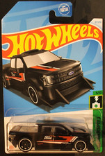 Hot Wheels '22 Ford F-150 Lightning Custom Mattel diecast ~ S scale 1/64 BLACK