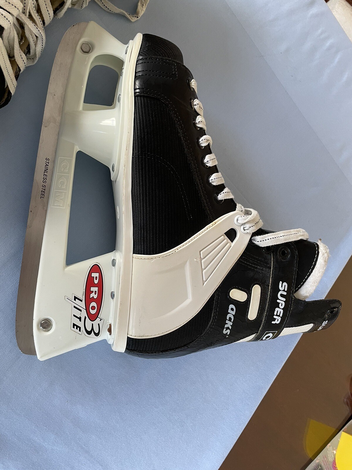 VTG CCM Size 10 Men's TACKS Pro Lite 3 Ice Hockey Skates Super Tacks eBay