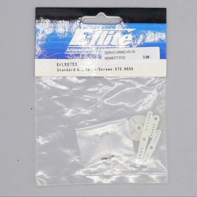 E-Flite EFLRS753 Standard Arm Set Mit / Schrauben S75 HS55
