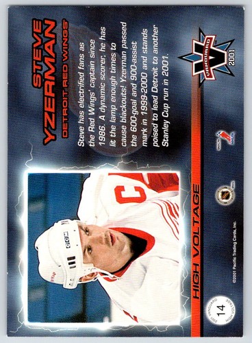2000-01 Pacific Vanguard High Voltage NHL Hockey Cards - U-Pick From List - Picture 23 of 65