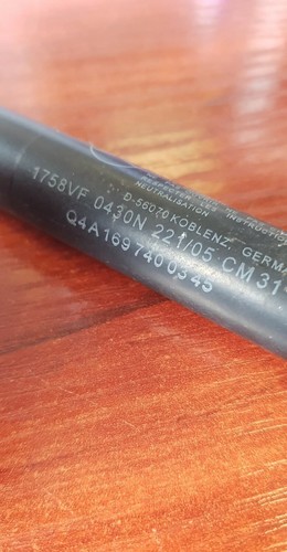 Kofferraumdeckel Gasfeder Federbein passend für MERCEDES W169 04-12 1697400345