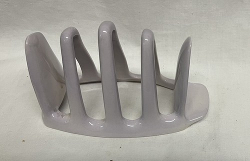 CARLTON WARE HAND PAINTED PURPLE CONVOLVULUS TOAST RACK FOUR SLICE - Picture 2 of 5