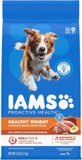 IAMS Proactive Health Healthy Weight Adult Dry Dog Food Chicken  Whole Grain