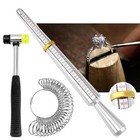 29 Pcs Juwelier Werkzeug-Set 3 in 1 Multifunktions Ringmaß Dorn Gummi Hammer Kit