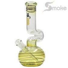 Hookah 11" Glass Bong Water Pipe Smoking Silver Fumed Beaker bong 14mm bowl Zong