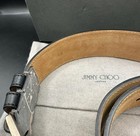 Jimmy Choo Grey Splatter Leather Belt EU95 — photo 4