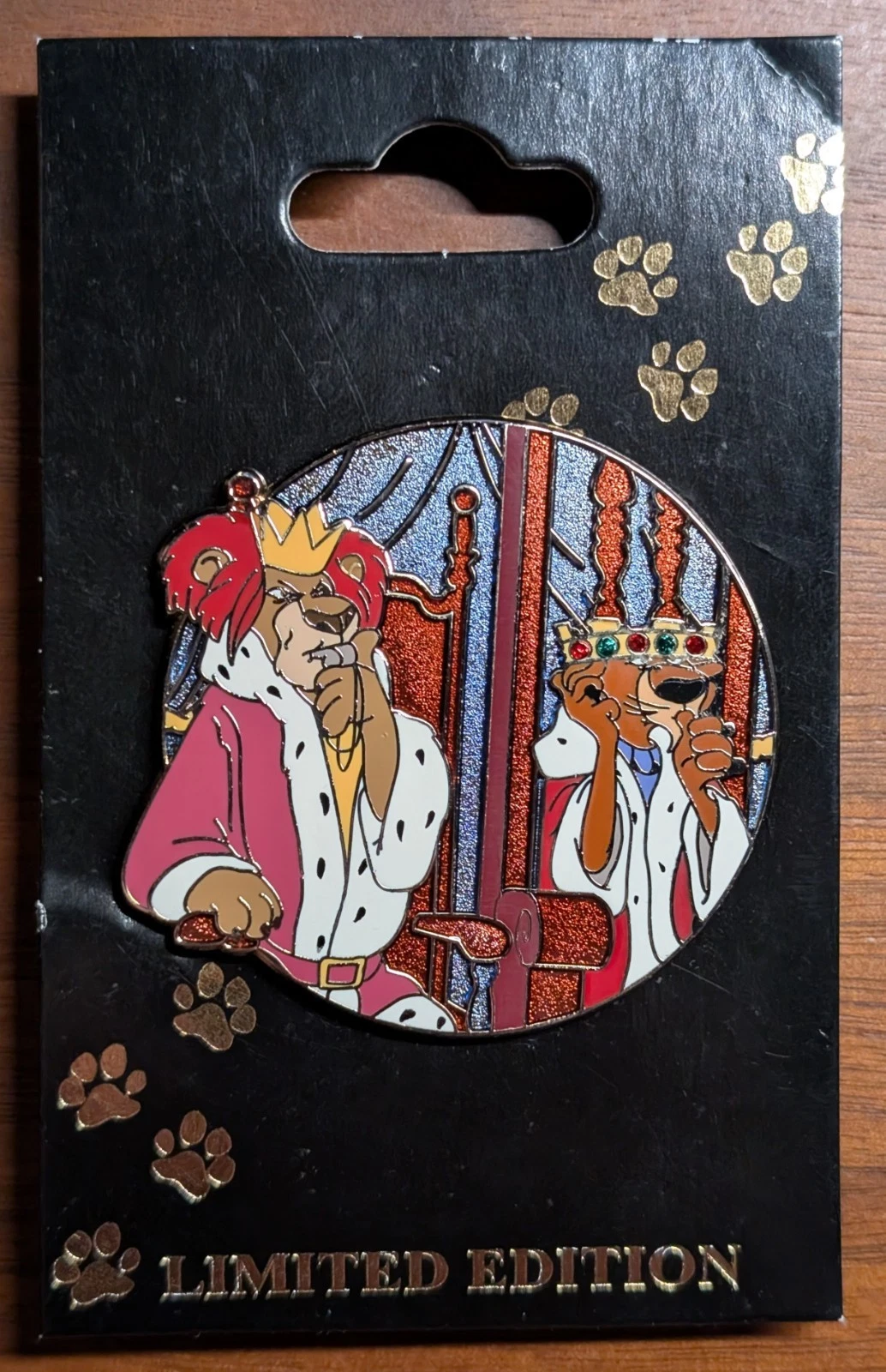 DSF DSSH Cats Prince John and King Leonidas Robin Hood Bedknobs Disney Pin LE300