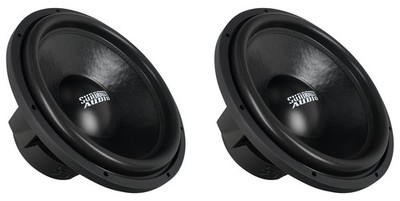 2) Sundown Audio SA-15 D4 Classic 15'' 1000w RMS Subwoofers DVC 4-Ohm SW-SACL15D4