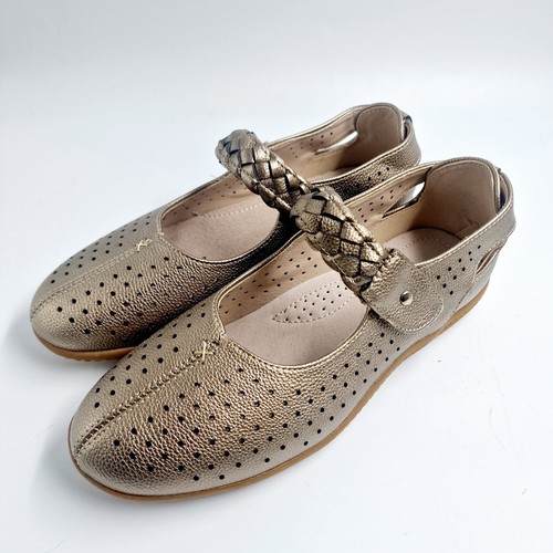 Cushion Walk Bronze Flat Ladies Shoes UK 5 - EUR 38 - Picture 2 of 7
