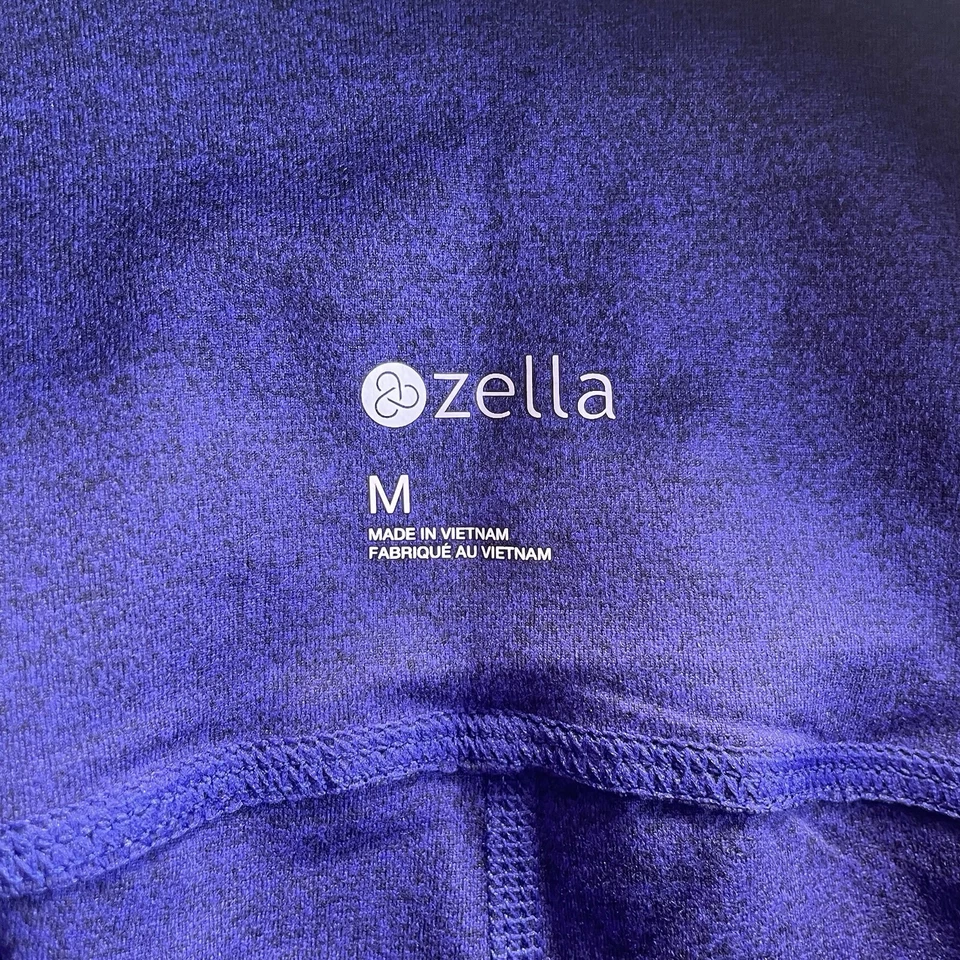 Zella Maternity Live In Leggings Blue Purple Heather Size M Stretch NWOT - Image 4 of 4