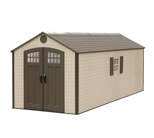 Gerätehaus Geräteschuppen Gartenhaus Gartenschuppen Kunststoff 609x244x244cm - Bild 1 von 7