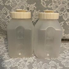2 Vintage Rubbermaid Servin Saver 1 Pint Drin...