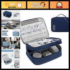 Universal Cable Organizer Case for Electronics - Travel Accessories for Charger,