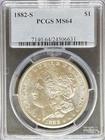 1882-S Morgan Dollar MS64 PCGS (#PA24506631)