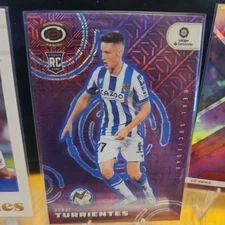 Benat Turrientes 2022-23 Panini Chronicles Rookie Purple Mojo #277 Sociedad