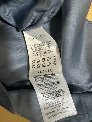 100% Authentic Gucci Girl Skirt - Size 12 - Cream Color - Picture 4 of 4