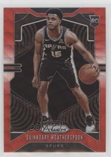 2019-20 Panini Prizm Rookie Ruby Wave Prizm Quinndary Weatherspoon #285 0b3