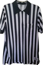 LOT OF FOUR Mens Size L SS Soccer Referee Jerseys 2x RULE 5, 1x CK, 1X? NEW. 
