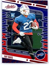 2024 Panini Absolute #188 Ray Davis Red and Blue