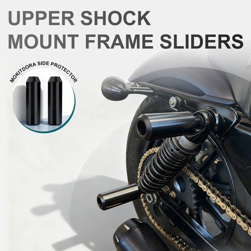 Deslizadores de cuadro de montaje de amortiguador superior Harley Sportster para XL883 XL1200 2004-2022 - Imagen 4 de 7