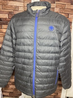 Peter Millar Mens Hyperlight Quilted Jacket Sz XL Gray  Full Zip