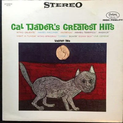Cal Tjader Greatest Hits Volume Two BROWN LABELS NEAR MINT Fantasy Vinyl LP