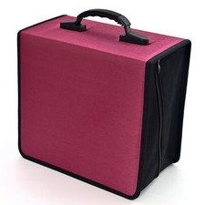 alavisxf xx CD Case, 432 Capacity DVD Case Holder, Heavy Duty Zipper Protective