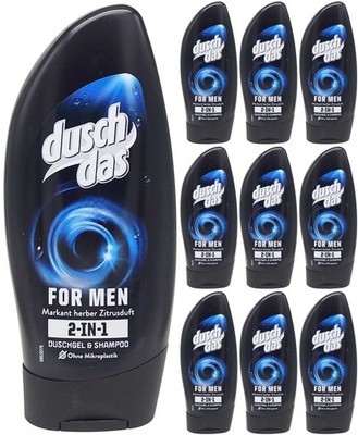 duschdas For Men 2-in-1 Duschgel & Shampoo markant Zitrusduft 10x 250ml