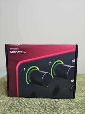 New Focusrite Scarlett 2i2 4th Gen Audio Interface MOSC0033