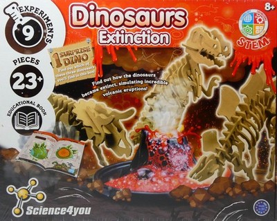 Science4you Dinosaurs Extinction MINT Kit 9 Experimente (8+) - Neu & Versiegelt