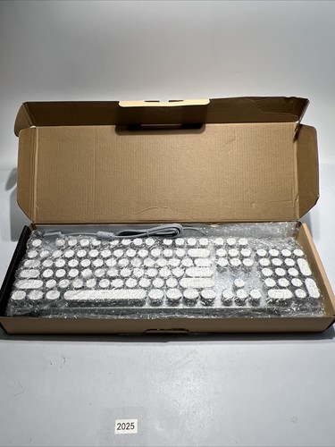 AULA F2088 Typewriter Style Mechanical Gaming Keyboard White-Blue Switches - Picture 7 of 16