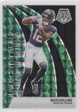 2024 Panini Mosaic Elevate Green Mosaic Prizm Nico Collins #15 1jx9