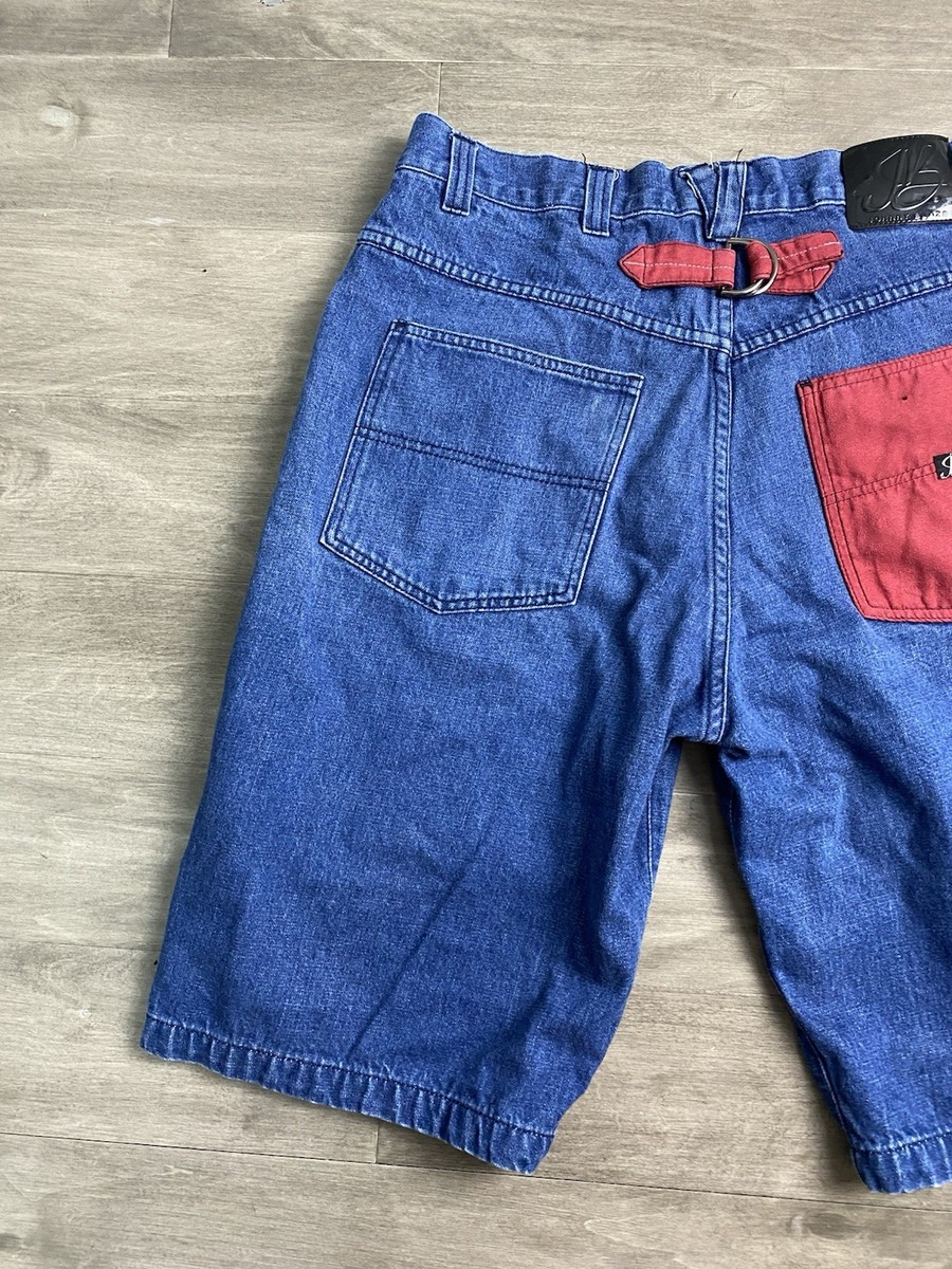 からあげ Johnnyblazeパイソン柄セットアップ y2k bboy Vintage Johnny Blaze Jean Shorts Mens 38 Jorts Baggy Hip Hop