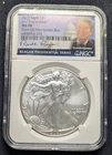 2023 Eagle S$1 First Day of Issue NGC MS 70 Ronald Reagan Presidential Series