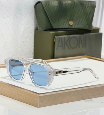 Akoni AKS-517 Phoenix Limited Edition Square Aviator Sunglasses 55-18-148