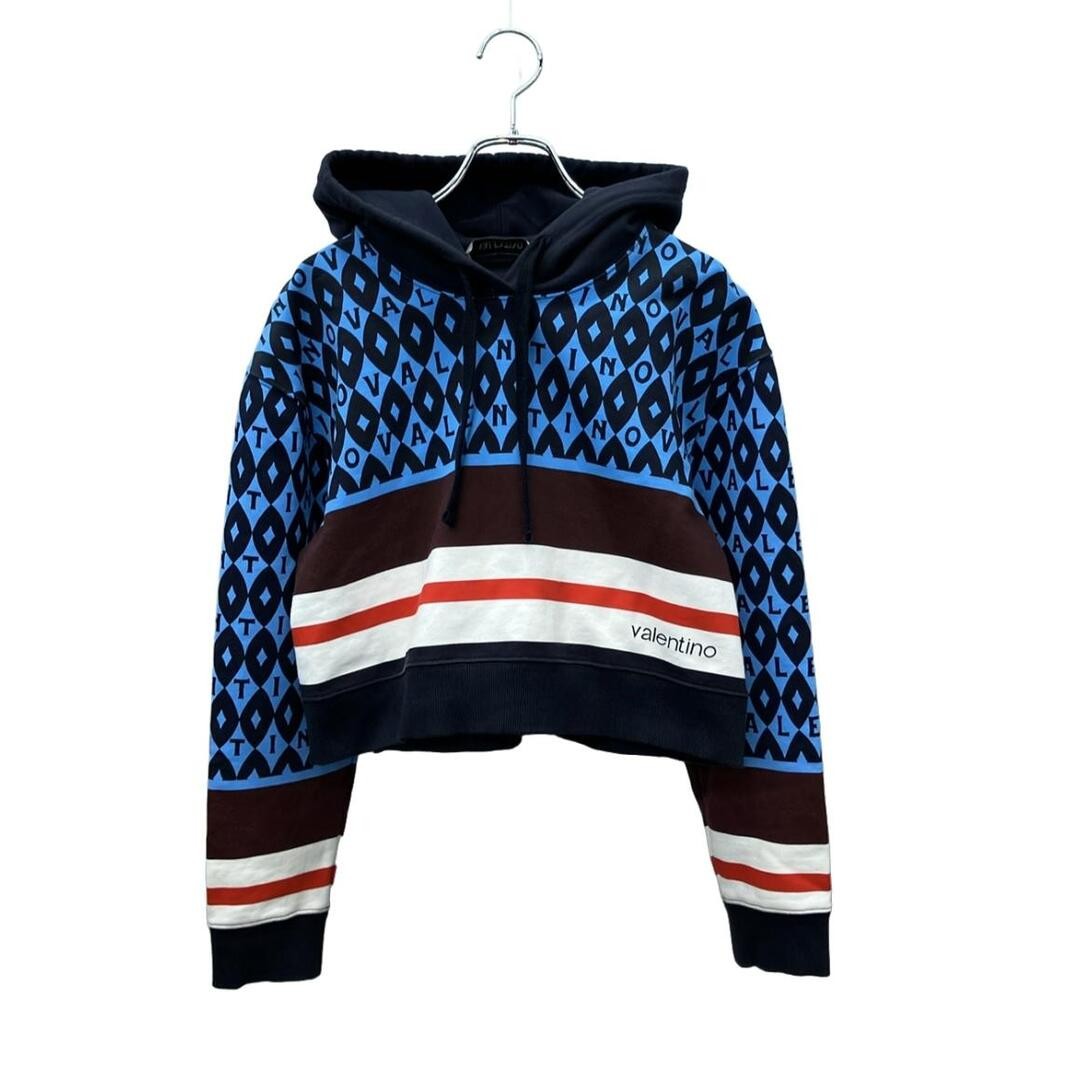 Valentino Crop Hoodie Logo WB3MF12F6P0 Women's Size M b5f24658913d3d399a7793cca