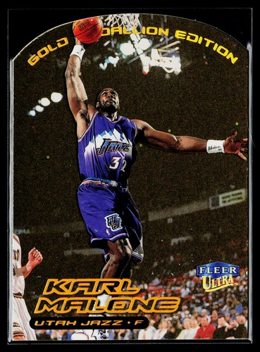 Karl Malone #48G 1999 Ultra Gold Medallion card