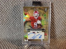 2023 Wild Card Stacked Deck JADON HASELWOOD King Of Hearts Autograph #1/1 Eagles