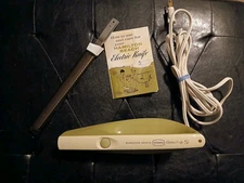 Hamilton Beach Electric Knife Green Vintage 1084 Collectible #93B5