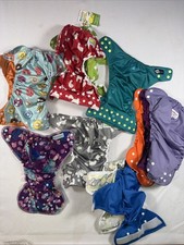 Lot Of 13 Cloth Diaper Covers Anmababy Apple Cheeks Tooti Booti Some NWT