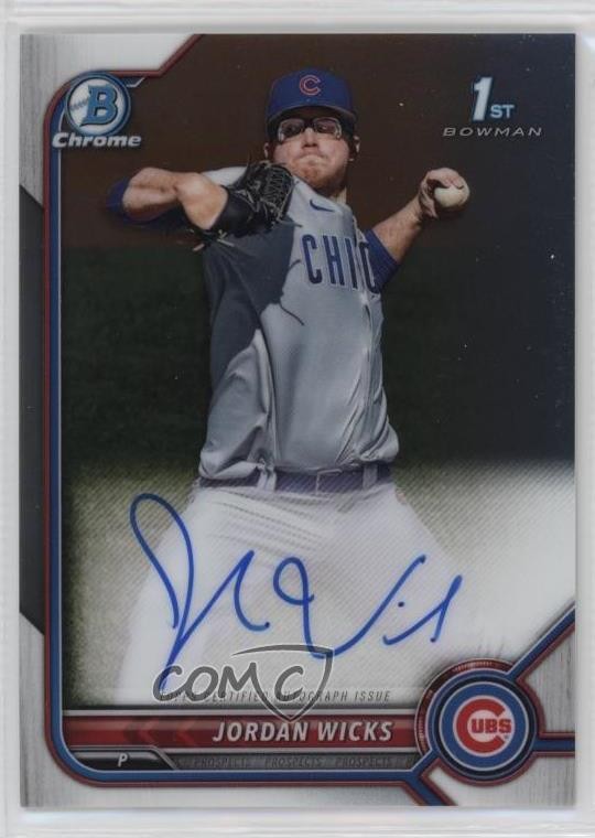 2022 Bowman Chrome Prospect Auto Jordan Wicks #CPA-JW Auto 0yj6