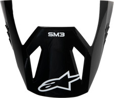 Alpinestars 8980326-1180-TU SM3 Helmet Solid Visor Black Glossy
