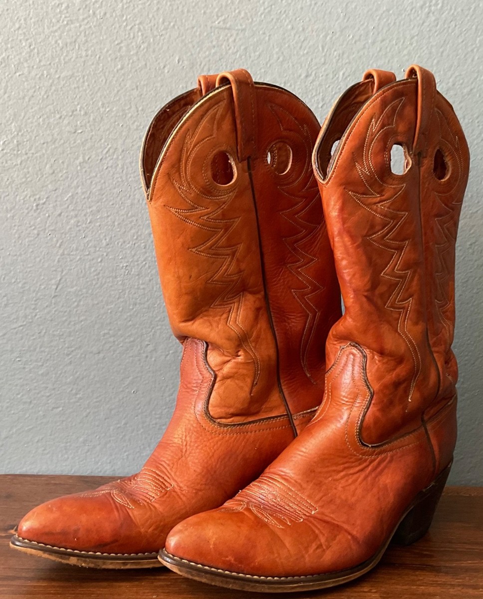 acme boots brown 10d mens good condition
