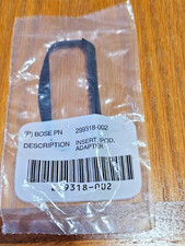 NEW Bose Black 299318-002 Insert, Ipod Adapter For Bose Sounddock